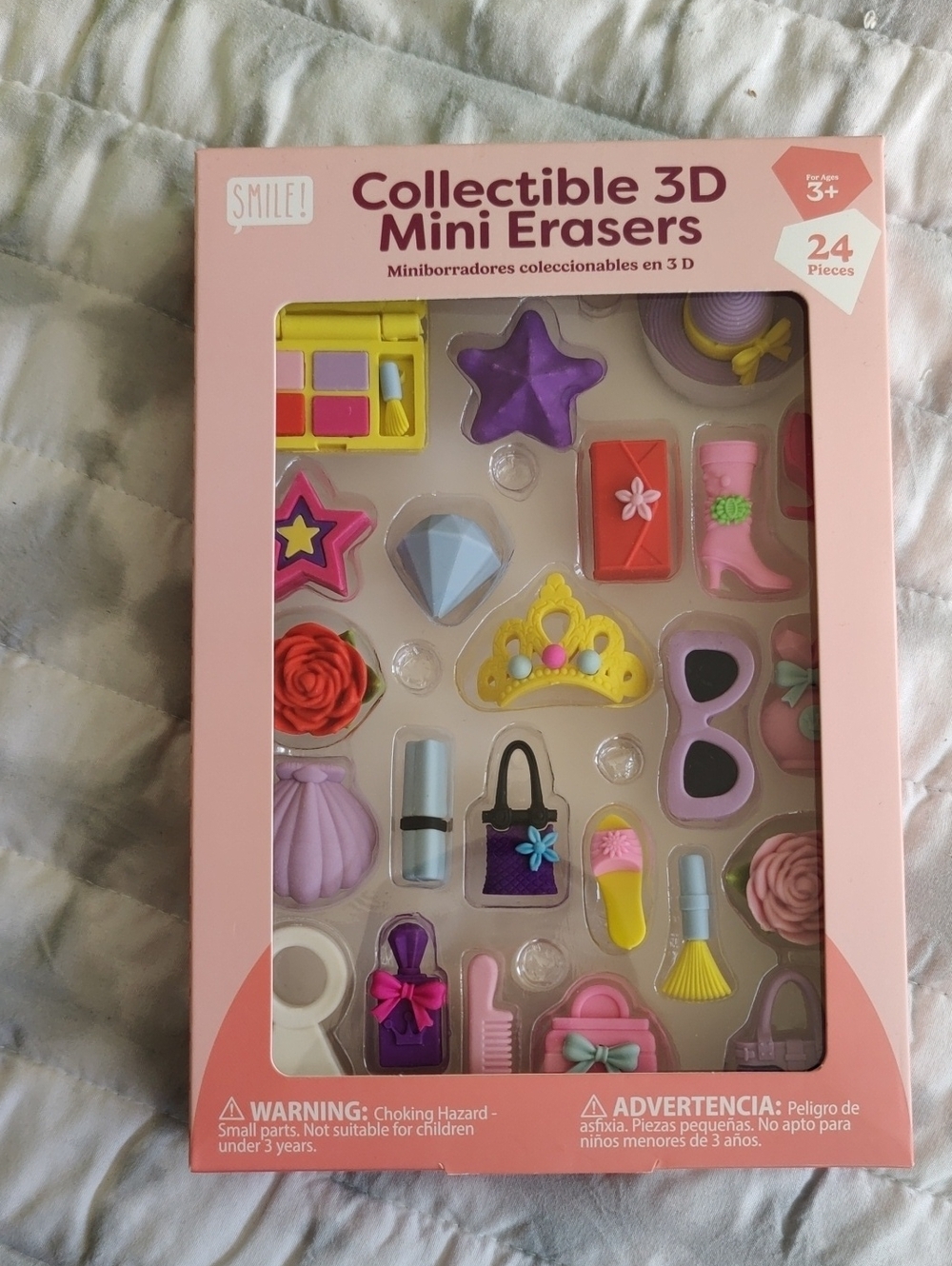 New!Collectible 3D Mini Erasers Y2K Developmental Fine Motor Girls Beauty Retro